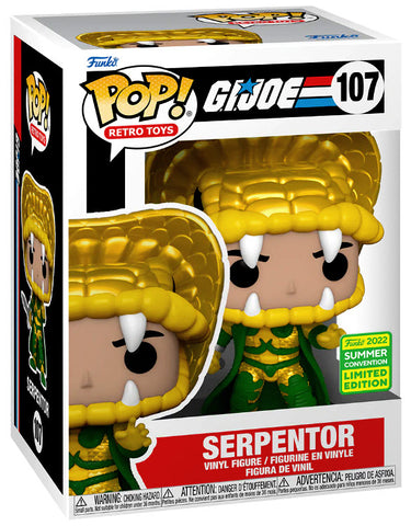 G.I.Joe The Serpentor 2022 Edition Funko #107