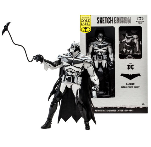 Batman White Knight Sketch Gold Label 7-Inch Exclusive