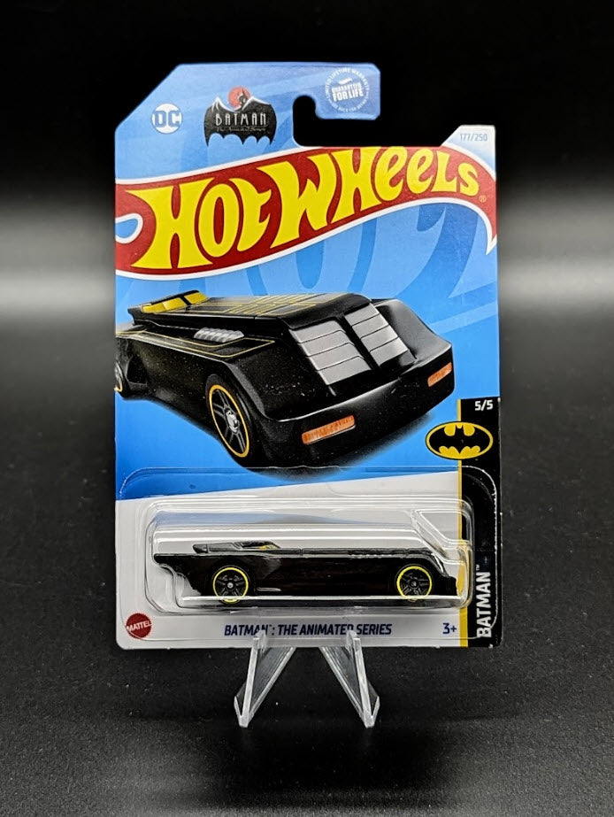 Hot Wheels Batman Animated Batmobile 5 5 Garcia Cards Toys