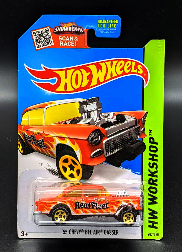 Hot Wheels 55 Chevy Heat Fleet Bel Air Gasser – Garcia Cards & Toys