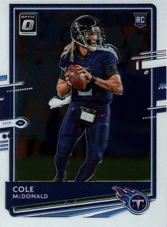 Optic 2020 Cole McDonald Rookie Card