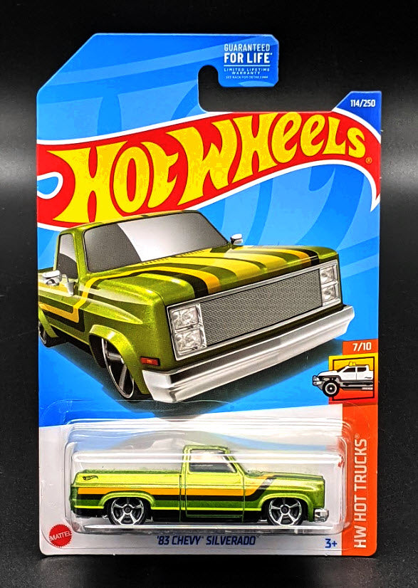 Hot Wheels 83 Chevy Green Silverado – Garcia Cards & Toys