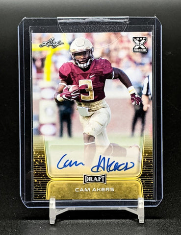 Cam Akers Autograph Rookie Card