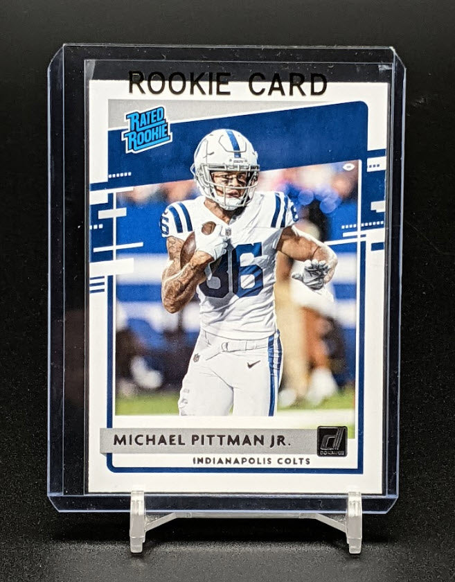 2020 PANINI DONRUSS FOOTBALL MICHAEL PITTMAN JR. RATED ROOKIE CARD