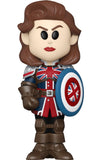 Marvel's What If Captain Carter Vinyl Soda Figure