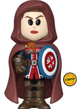 Marvel's What If Captain Carter Vinyl Soda Figure