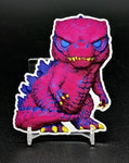 Godzilla Pink Sticker
