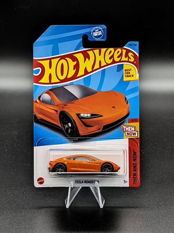 Hot Wheels Orange Tesla Roadster