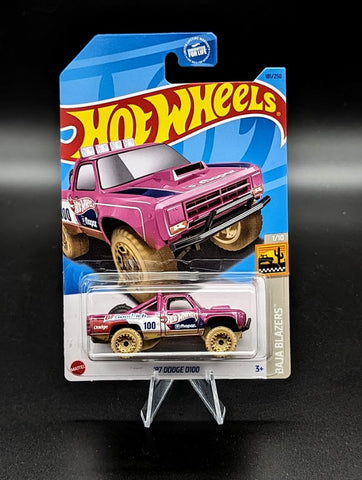Hot Wheels Pink 1987 Dodge D100