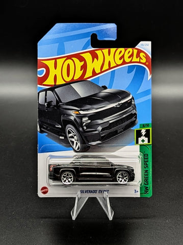 Hot Wheels Black Silverado EV RST