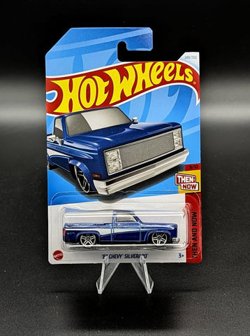 Hot Wheels Blue 83 Chevy Silverado