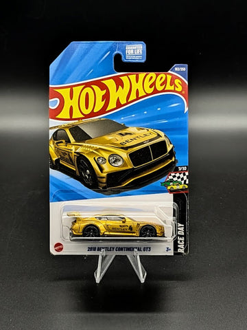 Hot Wheels 2018 Bentley Gold GT3