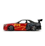 Godzilla 2002 Nissan Skyline GT-R R34 1:24