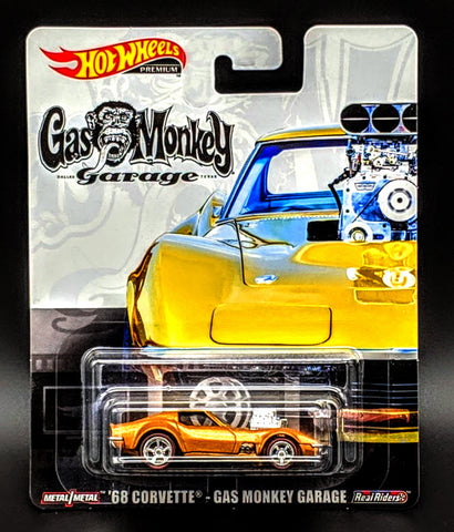 Hot Wheels Gas Monkey 68 Corvette Garage