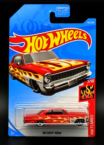 Hot Wheels 66 Chevy Nova Flames