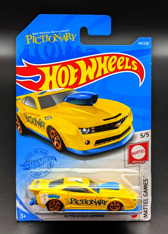 Hot Wheels 10 Pro Yellow Stock Camaro