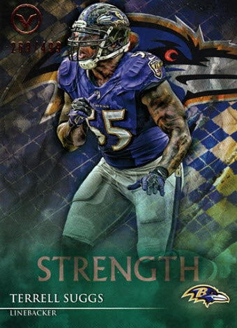 Topps 2014 Terrell Suggs Strength 269/499 Card
