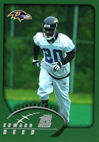 Topps 2002 Ed Reed Rookie Card