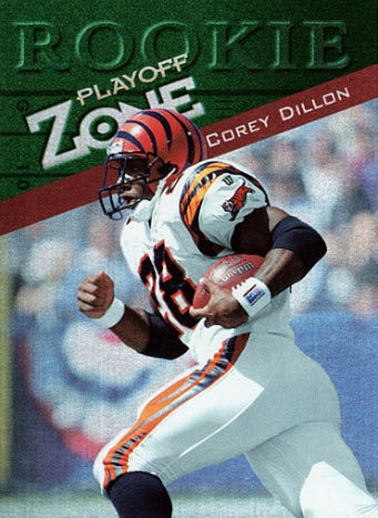 Playoff 1997 Corey Dillion Rookie Card