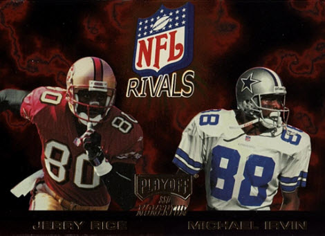 Playoff 1998 Rice & Irvin Rivals Card