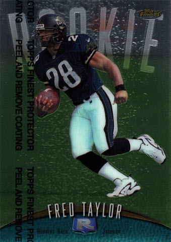 Topps Finest 1998 Fred Taylor Rookie Card