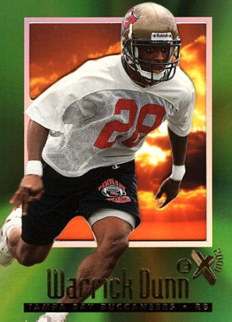 EX-2000 1997 Warrick Dunn Rookie Card