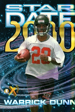 EX 2000 1997 Warrick Dunn Rookie Card