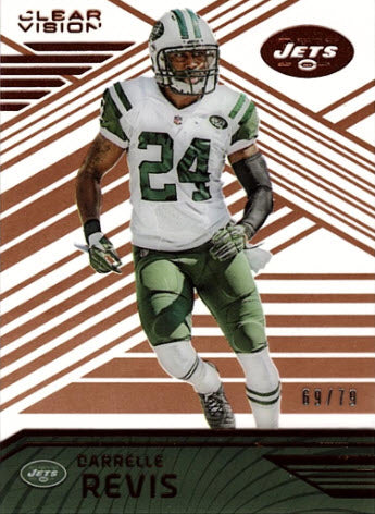 Clear Vision 2016 Darrelle Revis 69/79 Card