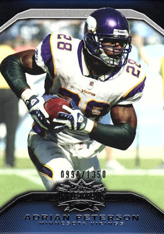 Topps 2010 Adrian Peterson 998/1350 Card