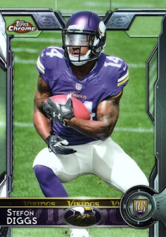 Topps Chrome 2015 Stefon Diggs Rookie Card