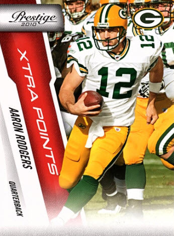 Prestige 2010 Aaron Rodgers Xtra Points 54/100 Card