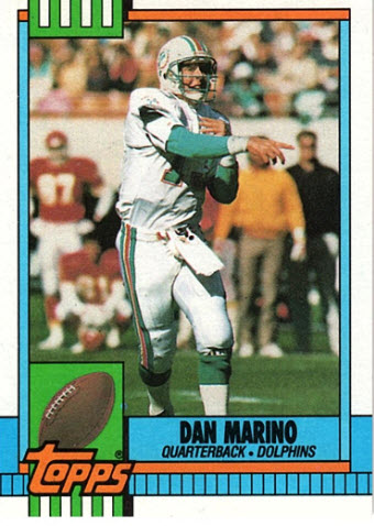 Topps 1990 Dan Marino Card