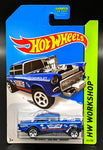 Hot Wheels 55 Chevy Blue Bel Air Gasser