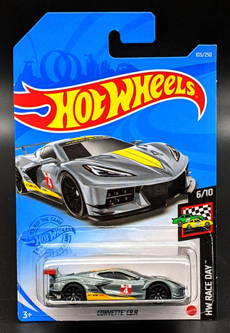 Hot Wheels Grey Corvette C8.R
