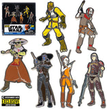 Star Wars Bounty Hunters Enamel Pin 6-Pack Exclusive