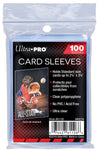 Ultra Pro Soft Card Sleeves 2-5/8" X 3-5/8"