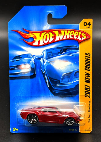 Hot Wheels 69 Ford Red Mustang