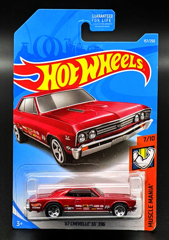 Hot Wheels 67 Red Chevelle SS 396