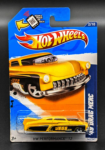 Hot Wheels Yellow 49 Drag Merc