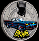 Batman 1966 Batmobile Silver Coin