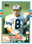 Topps 1989 Troy Aikman Rookie Card