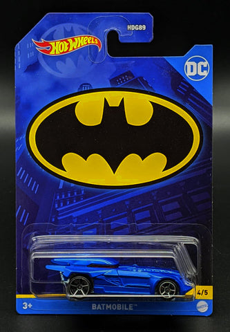 DC Hot Wheels Blue Batmobile 4/5