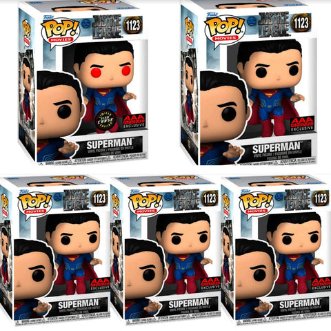 Superman AAA with GITD CHASE #1123 BY THE CASE (6)