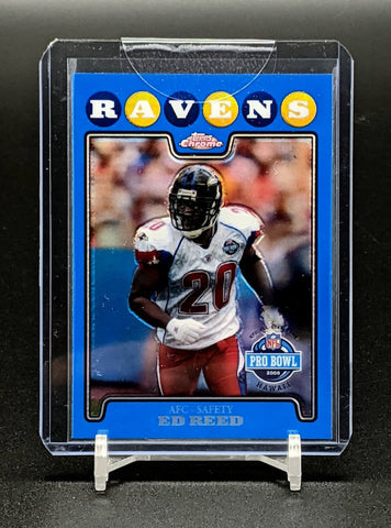 Tops Chrome 2008 Rd Reed Blue Refractor
