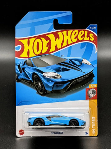 Hot Wheels Blue 17 Ford GT