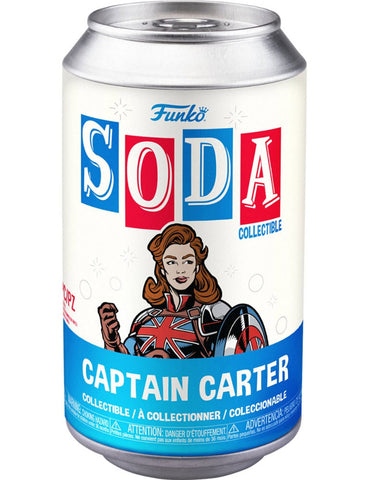 Marvel's What If Captain Carter Vinyl Soda Figure
